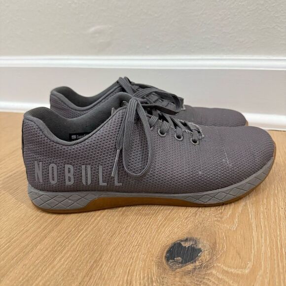 No Bull Men's 8.5 Women's 10 Dark Grey Gum Athletic Trainers Sneakers Lace - Picture 1 of 9